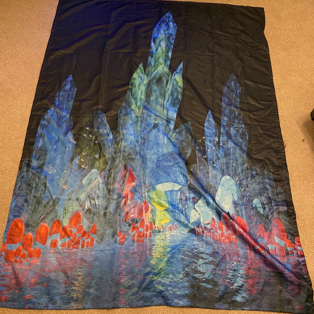 black light tapestry